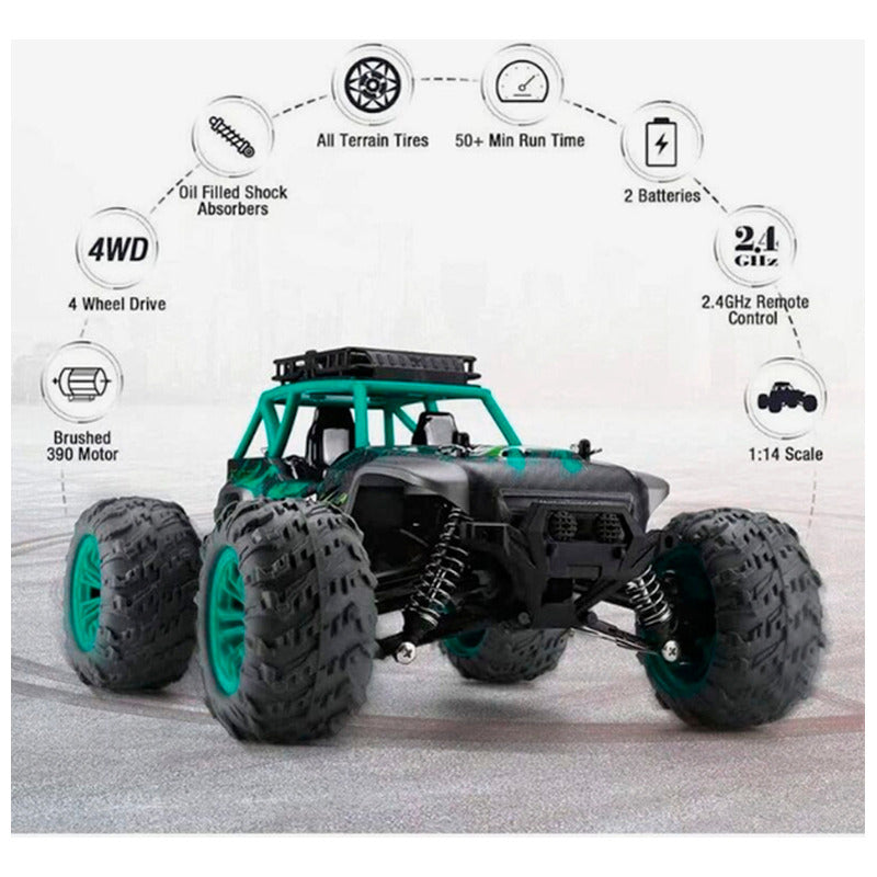 Auto A Control Remoto Offroad Wind Speed 2.4ghz Rustico