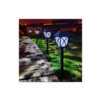 Pack 4 Luces Solares Jardin Estaca Con Sensor Estilo Ingles