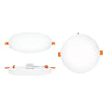 Pack 10 Foco Plafon Embutido 18w Sin Bordes Redondo Luz Fria