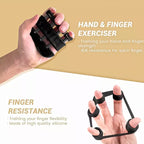 Set Hand Grip Ejercitador Manos Y Antebrazo Fitnics 10-60 Kg