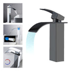 Llave Lavamanos Monomando Cascada Baño De Lujo Acero