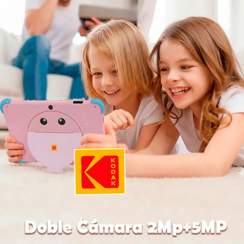 Tableta Infantil 10.1 Para Niños Wifi Kodak 4+64gb Dual Cam
