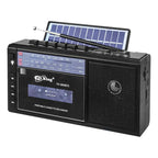 Radio Cassette Solar Bluetooth Am/fm Mp3 Sd Usb Recargable