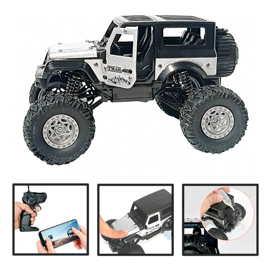 Auto Control Remoto Jeep Cross Country 2.4ghz Humo Y Luces