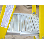 Escalera Industrial Plataforma Fibra De Vidrio 8 Peldaños