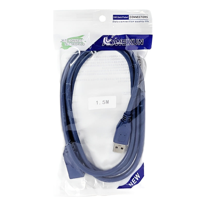 Cable Alargador Usb Macho A Usb Hembra 1.5m Velocida Usb 3.0