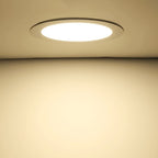 Foco Panel Plafon Led Embutido Redondo 18w Luz Blanca Calida