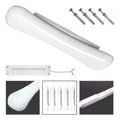 Pack 5 Tubo Led Foco 18w Techo Luz Fria Curvo 40cm Aspor