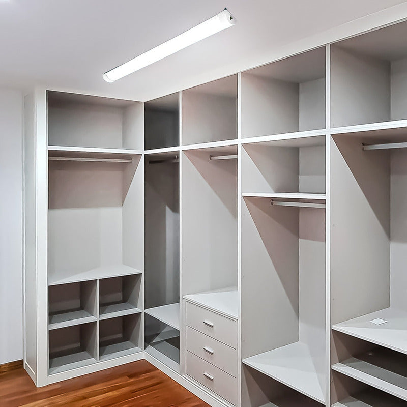 Pack 5 Tubo Led Foco 15w Techo Luz Fria Curvo 30cm Aspor