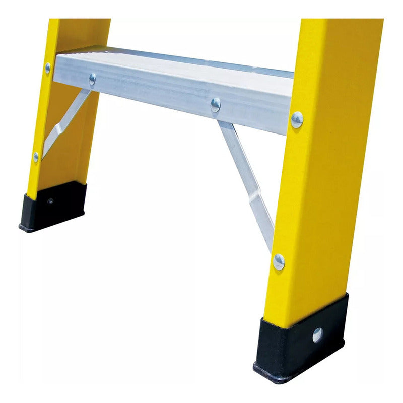Escalera Fibra De Vidrio Industrial 3.1mts 10 Peldaños 150kg