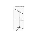 Soporte Pedestal Microfono Profesional Altura Ajustable
