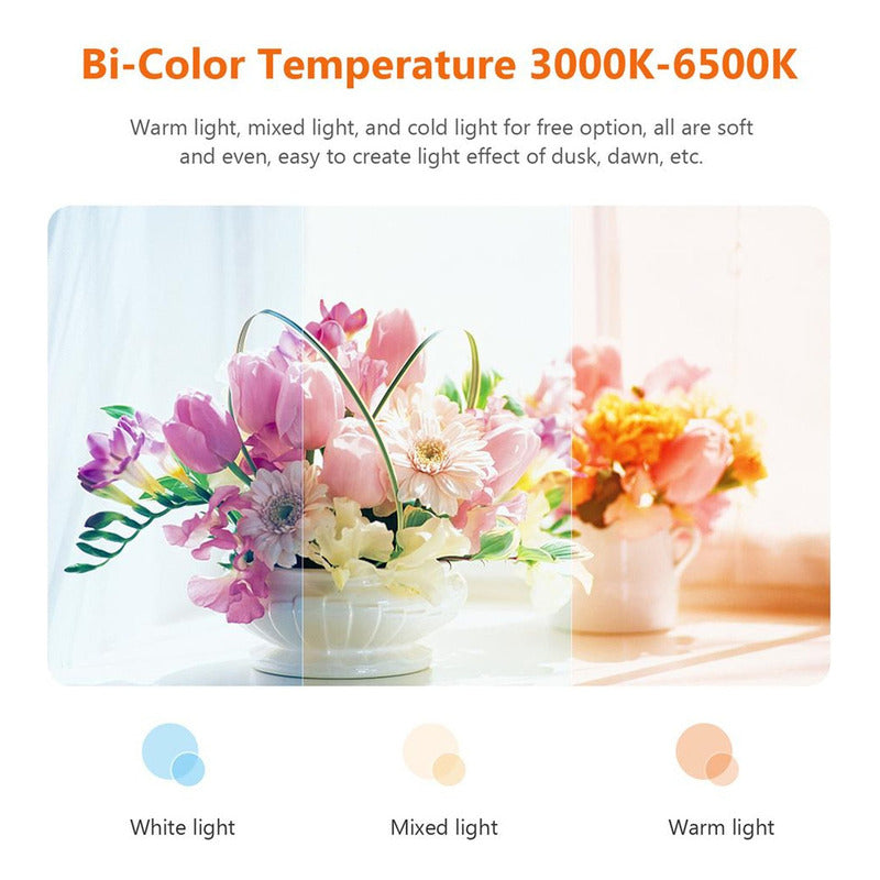 Tubo Barra Luz Led Rgb Fotografia Con Tripode 2.10cm Control