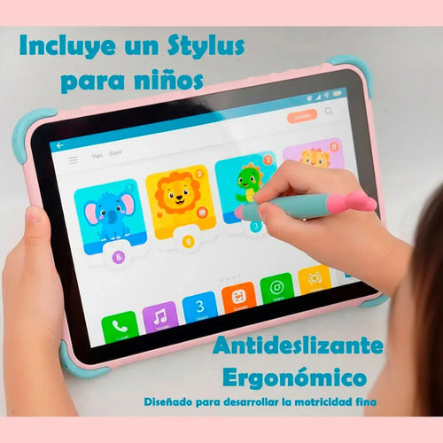 Tableta Infantil 10.1 Para Niños Wifi Kodak 4+64gb Dual Cam