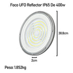 Foco Plafon 400w Ip65 Industrial Techo Campana Luz Fría