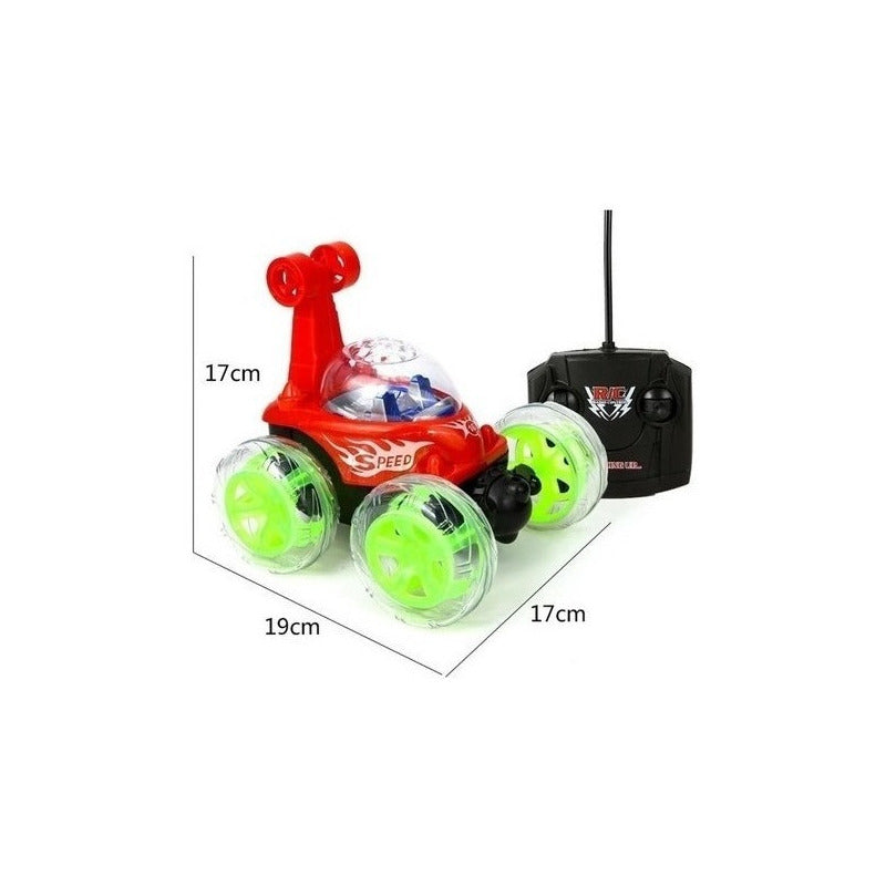 Auto Control A Remoto Crazy Car Luces Sonido Niños Rgb