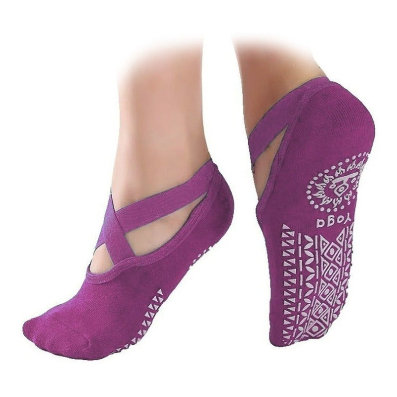 Calcetines Yoga Antideslizantes Pilates Transpirables