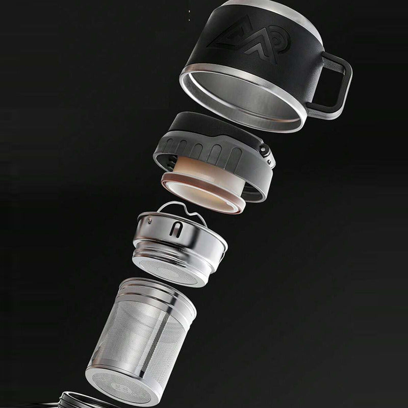 Termo 3.2 Lts Agua Infusor Acero Inoxidable Termico Camping