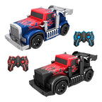 Auto A Control Remoto Camion Lanza Humo Power Optimus