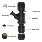 Máquina Cafetera Espresso Prensa Manual Capsulas Cafe Molido