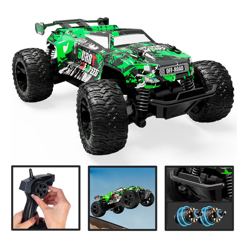 Carro Control Remoto Todo Terreno Monster Xtreme 2.4g