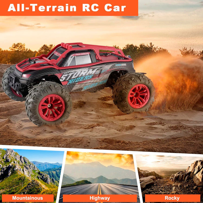 Auto A Control 4x4 Todo Terreno Rider Storm Profesional Escala 1:14