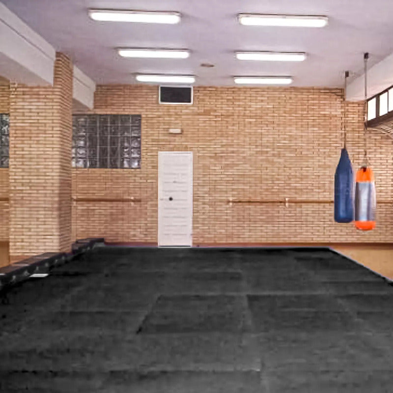 Pack 4 Plancha Tatami 100cm X 100cm X 4cm Gris Y Negro