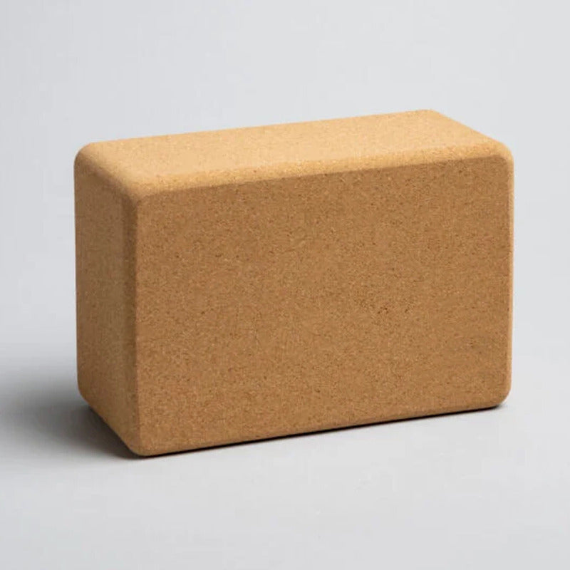 Bloque Yoga Corcho Pilates Elongación Alta Densidad Boomfit