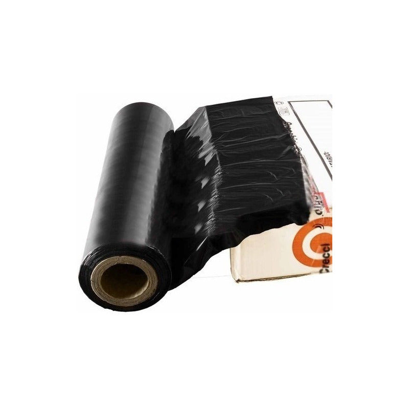 Pack 6 Film Alusa Negro Rollos De Embalaje 250m 20 Micrones