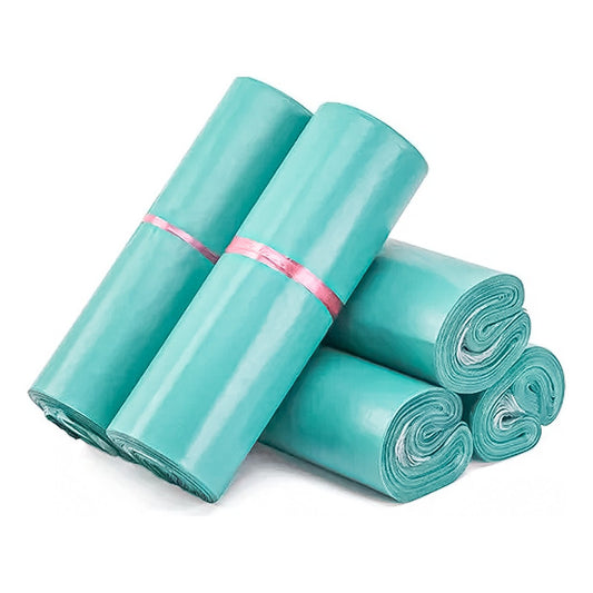 Pack 100 Bolsas Courier Embalaje Verde Autoadhesivo 25x35cm