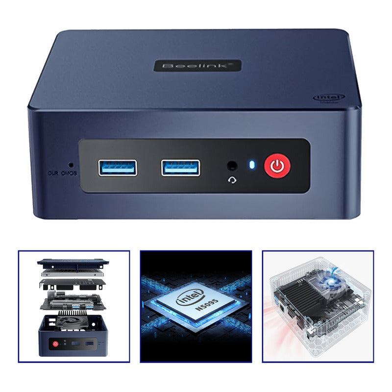 Mini Pc Beelink Mini S 8gb 256gb Win 11 Intel Celeron N5095