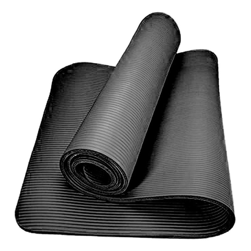 Mat Yoga 10 Mm Alfombra Resistente Gruesa Varios Colores