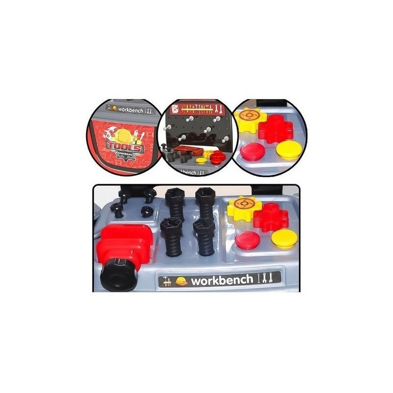 Juguete Set Herramientas Para Niños Banco De Trabajo 28pzas