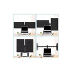 Soporte Escritorio Monitor Notebook Triple 10 a 32 Pulgadas Con Brazo