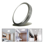 Foco Plafon Led Redondo Sobrepuesto 24w Luz Fria Niquel