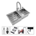 Lavaplatos 78x43cm Con Llave 2 Modos Con Accesorios