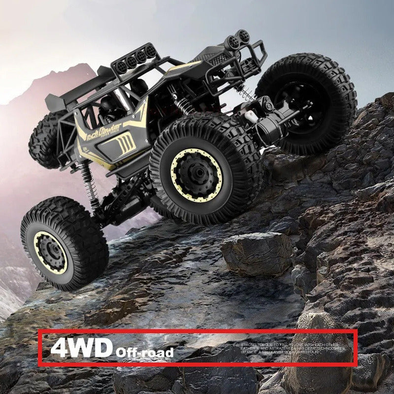 Camioneta Todoterreno Tracción 4x4 Control Remoto Metal 1:8