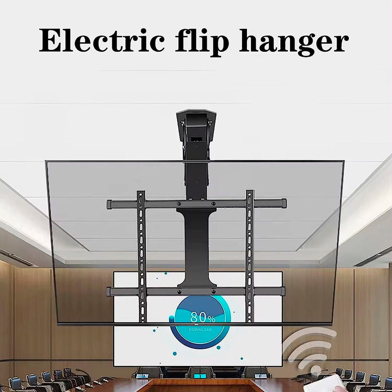 Soporte Tv Techo Motorizado Brazo Hidráulico 32-75 Control Remoto