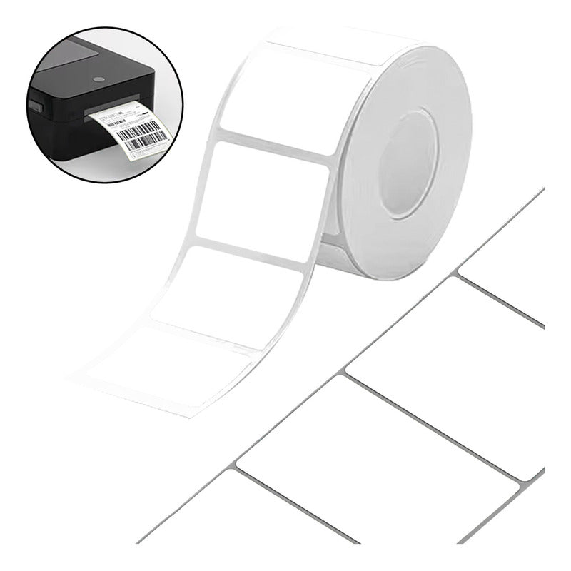Etiquetas Adhesivas Térmicas 60x40mm Rollo 1000 Unidades