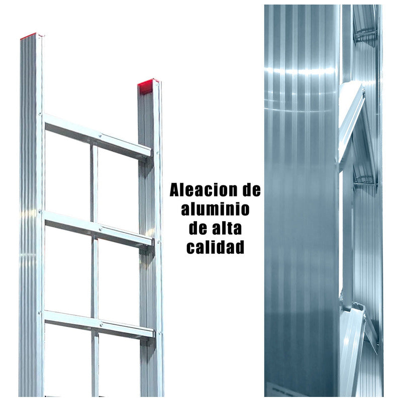 Escalera Magica Plegable Slim 8 Escalones Fold A Step 2.7mts