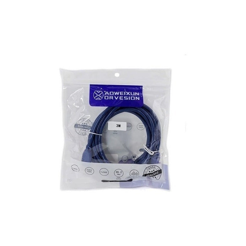 Cable Alargador Usb Macho A Usb Hembra 3m Usb 3.0 En Blister