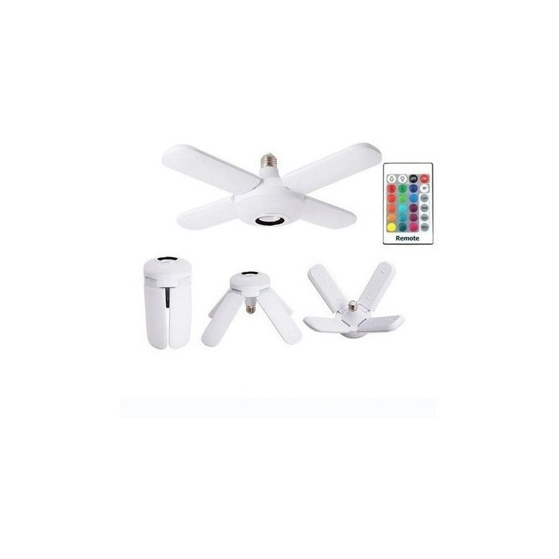 Ampolleta Inteligente Parlante Rgb 4 Aspas Con Control