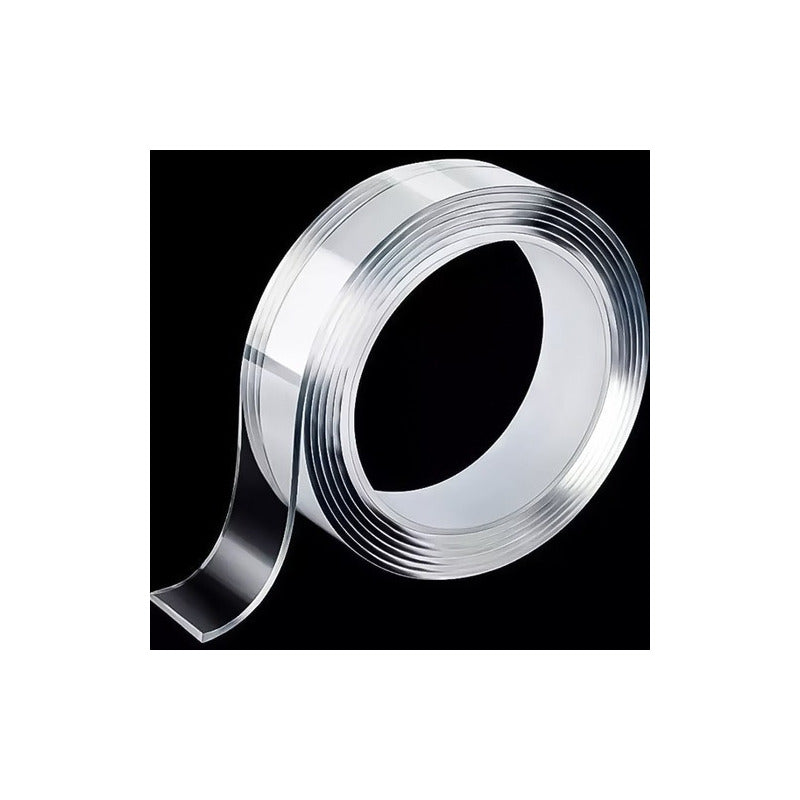 Pack 4 Cintas Doble Contacto Faz Transparente 3 Metros