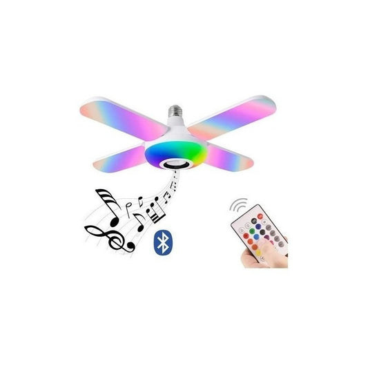 Ampolleta Inteligente Parlante Rgb 4 Aspas Con Control