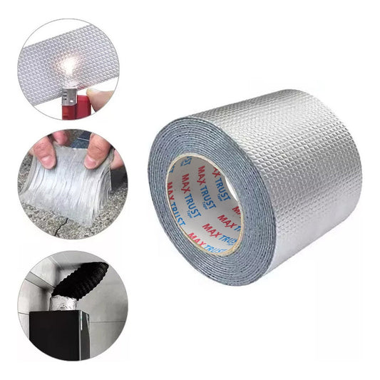 Cinta Sellador Techo Butilo Gotera Impermeable 150mm X 10mts