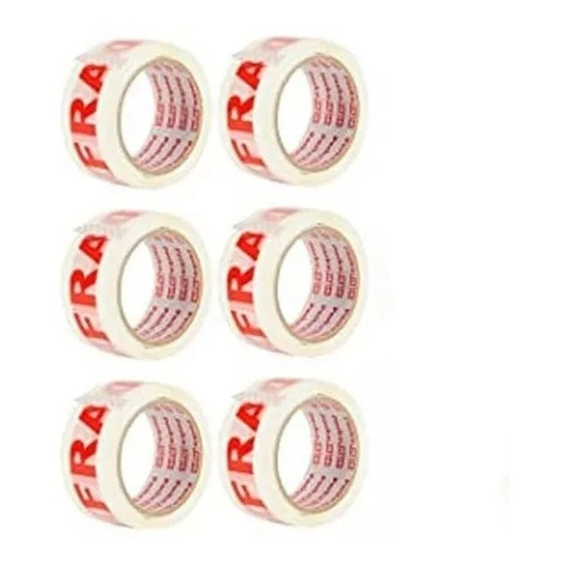 Cinta Embalaje Fragil 50 Metros Y 50 Micrones 48mm