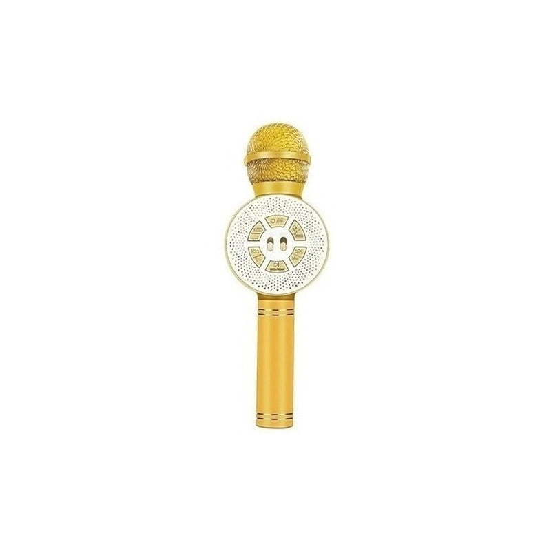 Microfono Karaoke Con Bluetooth Y Parlante Incluye Luces