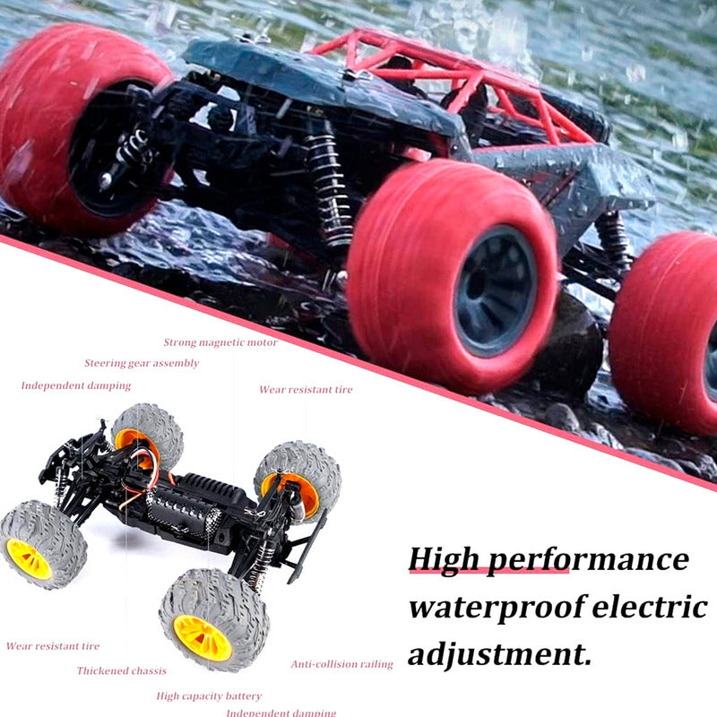 Auto A Control Remoto 36km 4x4 Todo Terreno Gx3 Profesional Rider
