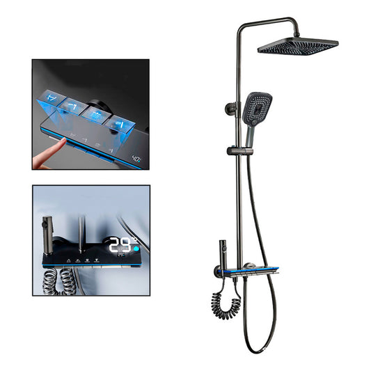 Columna Ducha Monomando Telefono Bidet Con Sensor Botones