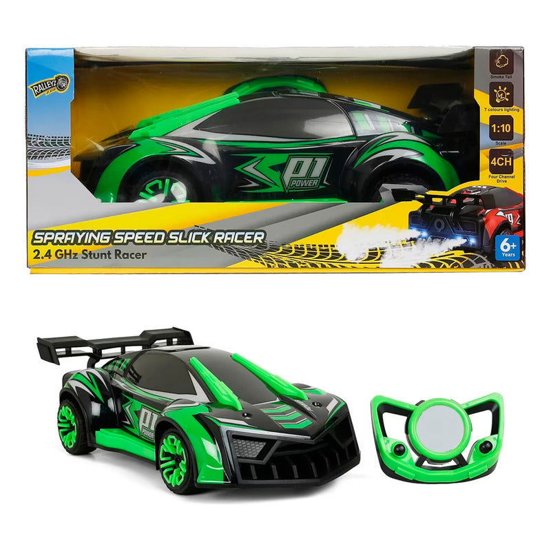 Auto Control Remoto Bugatti Humo 7 Luces Rapido 2.4ghz