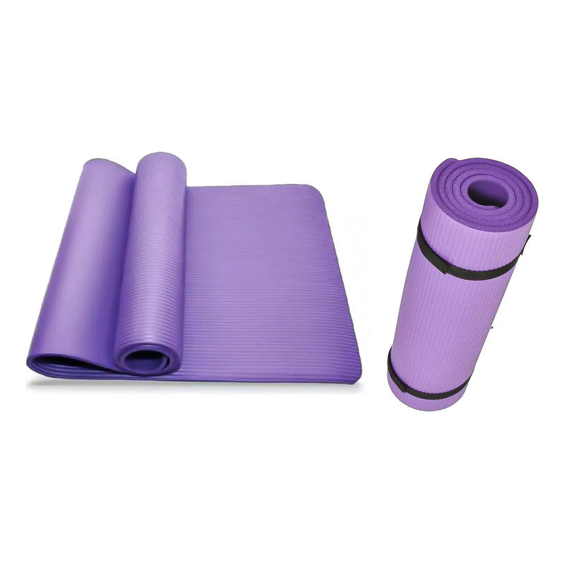 Mat Yoga 12 Mm Alfombra Resistente Gruesa Varios Colores